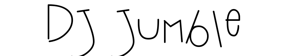 DJ Jumble cкачати шрифт безкоштовно